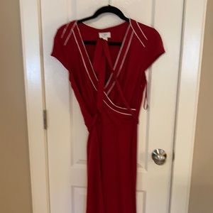 Wrap tie dress read size 10 Ann Taylor loft